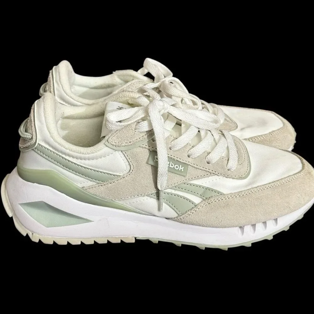 Reebok Women’s Cloud-walk Leather /Suede Sneakers -/SZ: 8.5